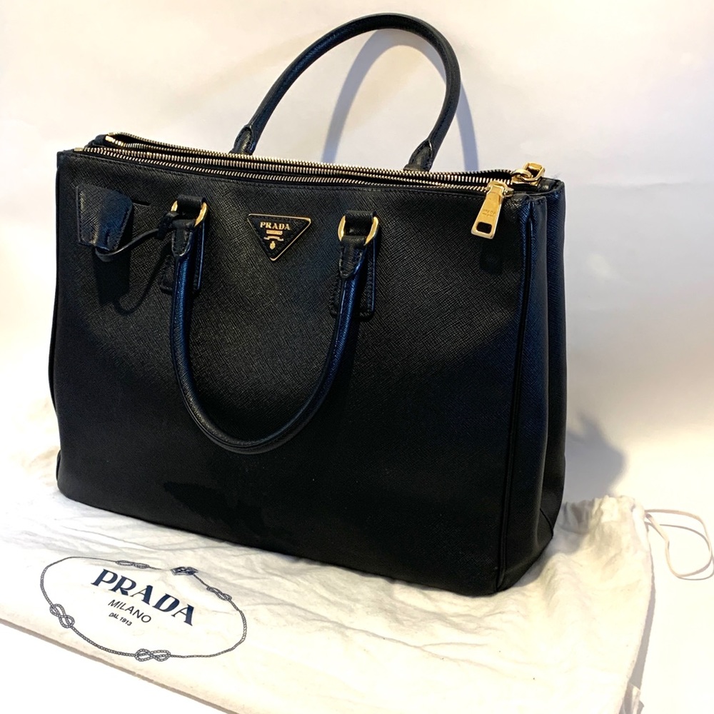 Large Prada Saffiano Leather Bag